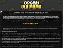 Tablet Screenshot of crazyoldmoms.com